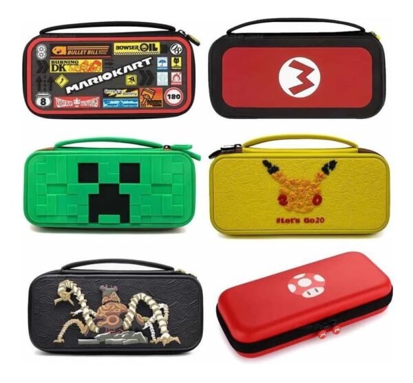ESTUCHE PARA NINTENDO SWITCH DISEÑOS VARIOS